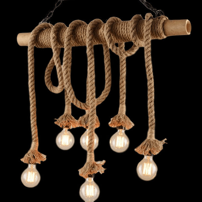 Rope chandelier