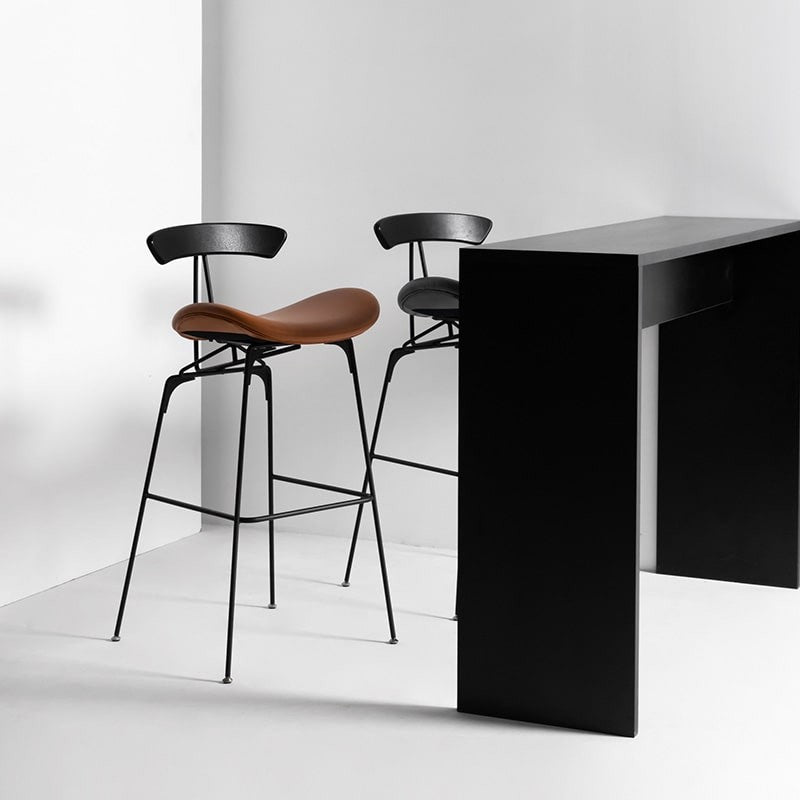 Gubi Black metal Bar stool