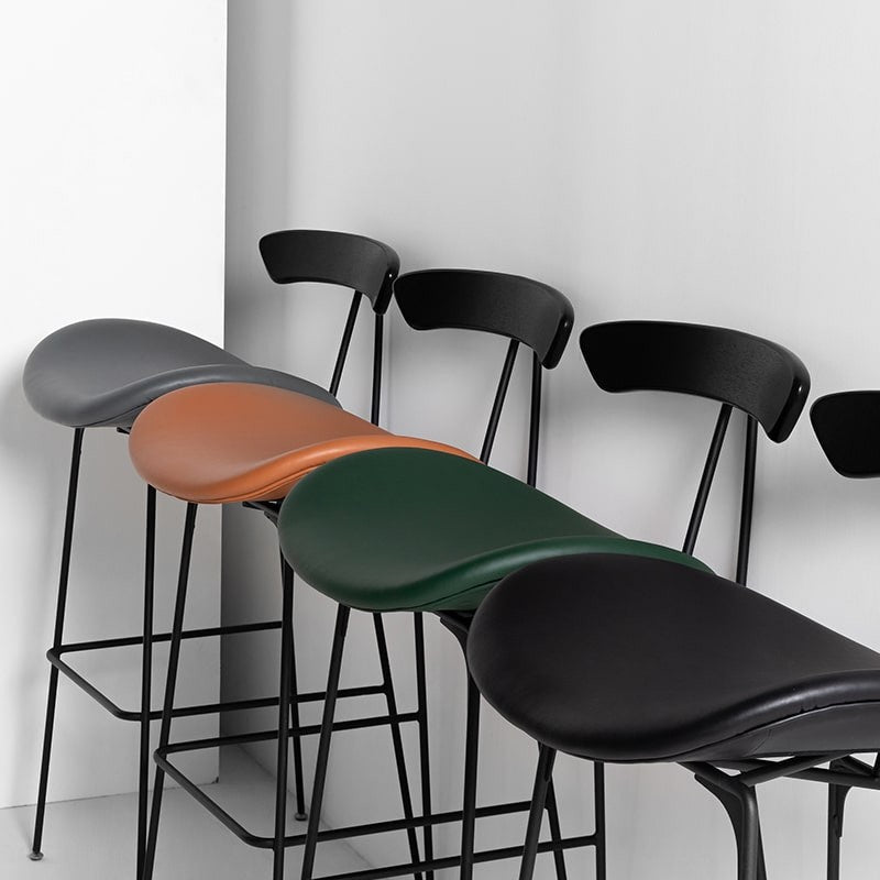 Gubi Black metal Bar stool