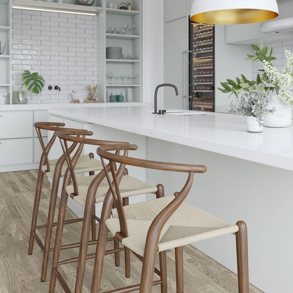 Hans Wegner Wishbone "y" bar stool 