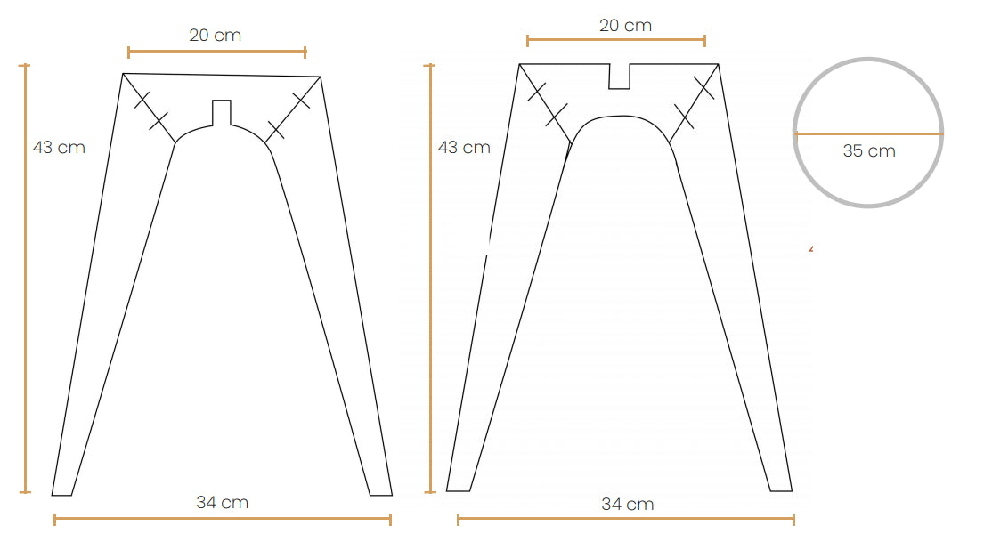 ASSY rond stool - Mlle JO