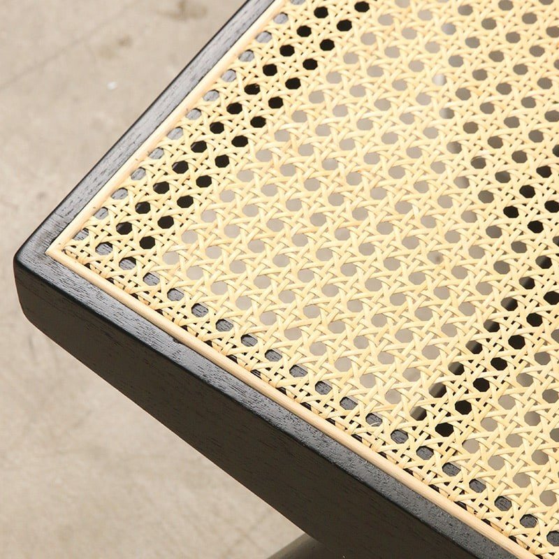 Jeanne low cane stool	