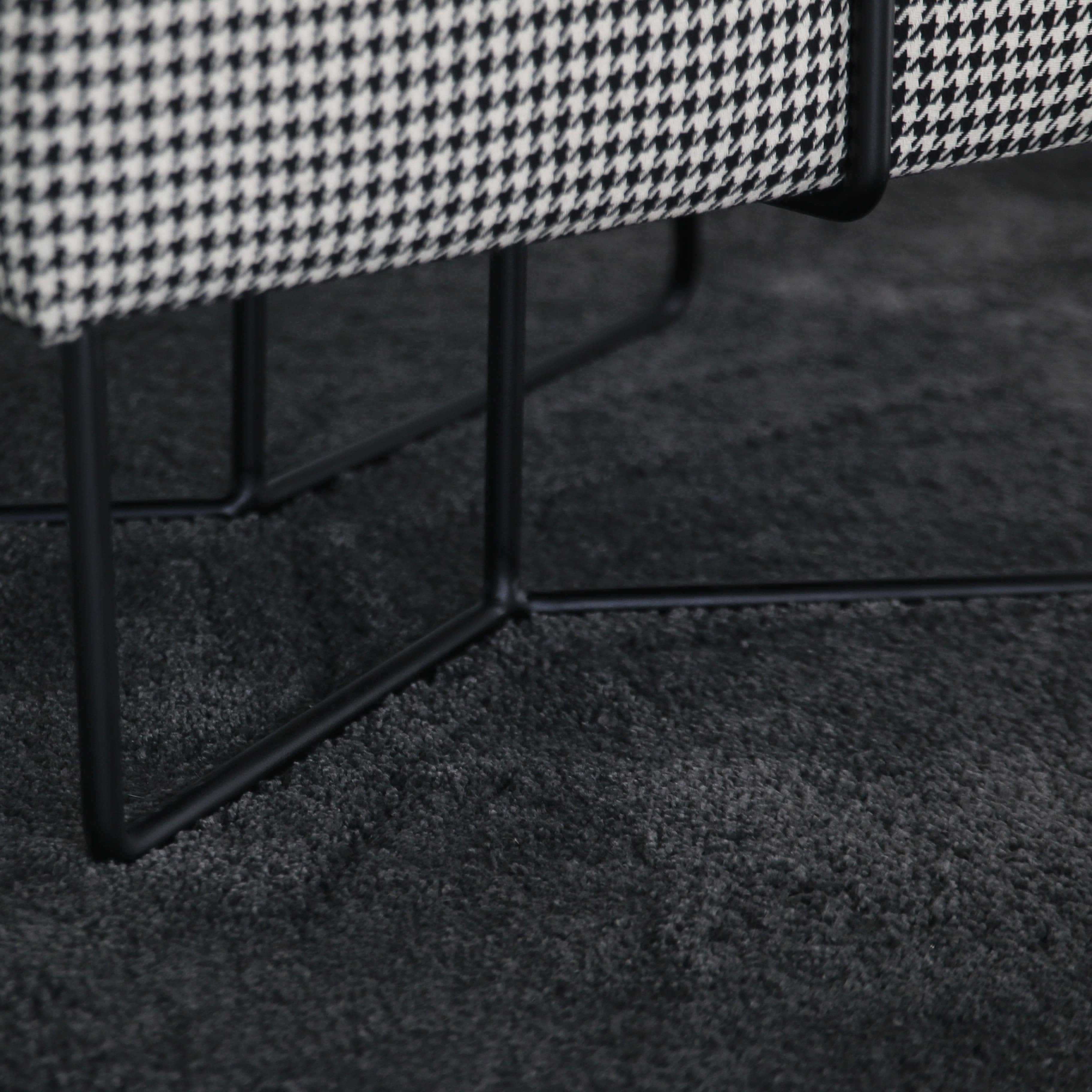 ELARIA houndstooth lounge chair