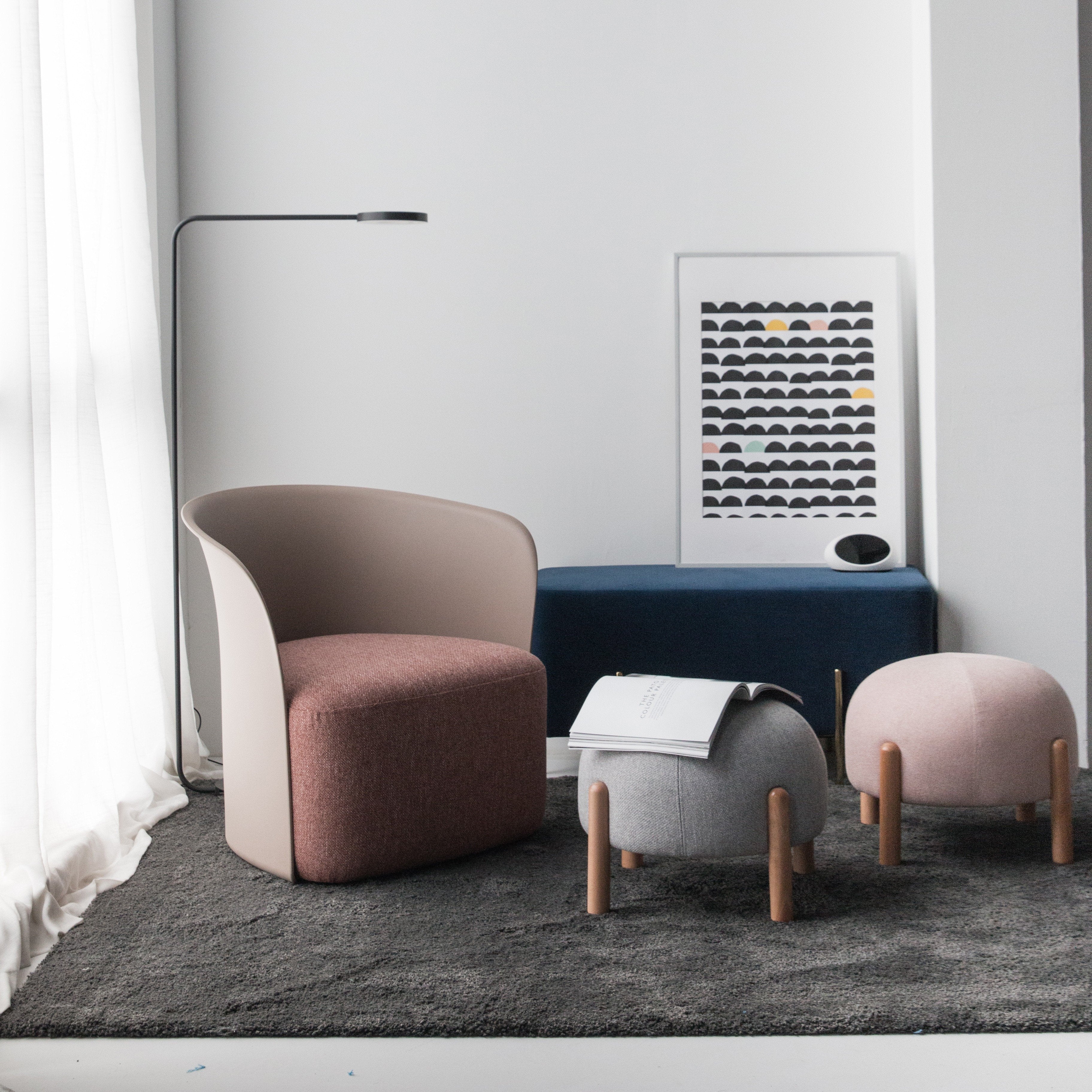 Fabric stool Cocci
