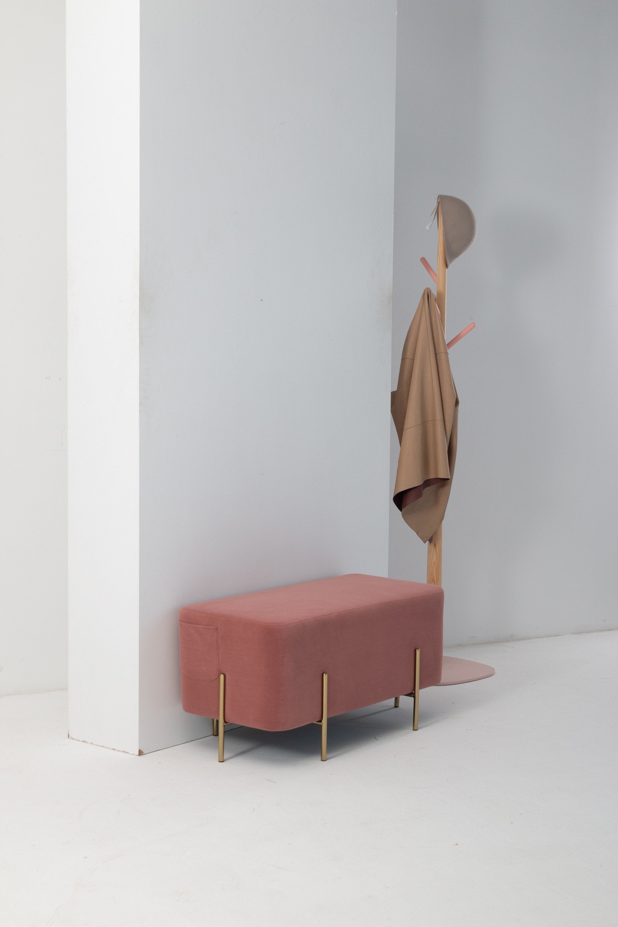 Velvet stool Riga