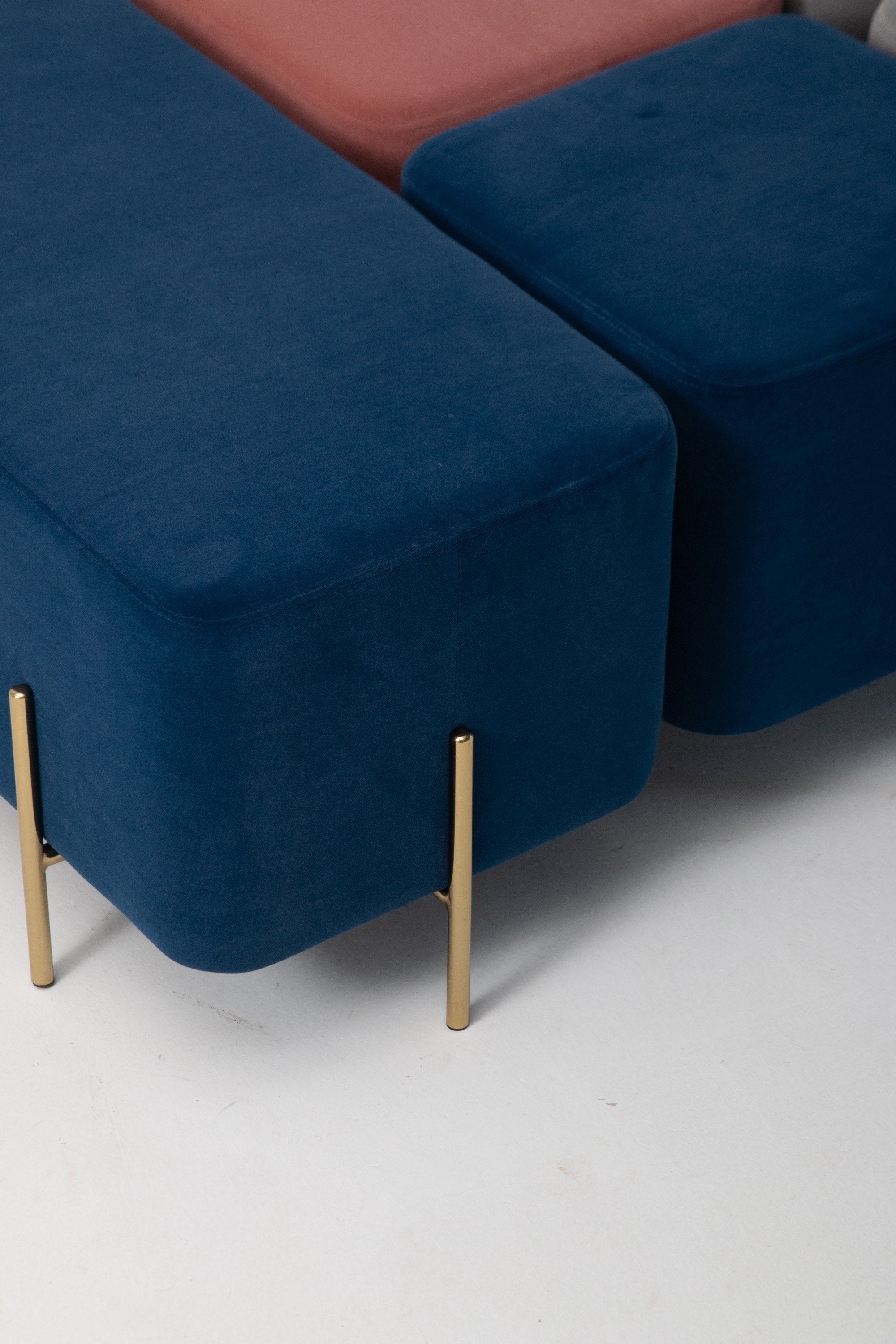 Velvet stool Riga