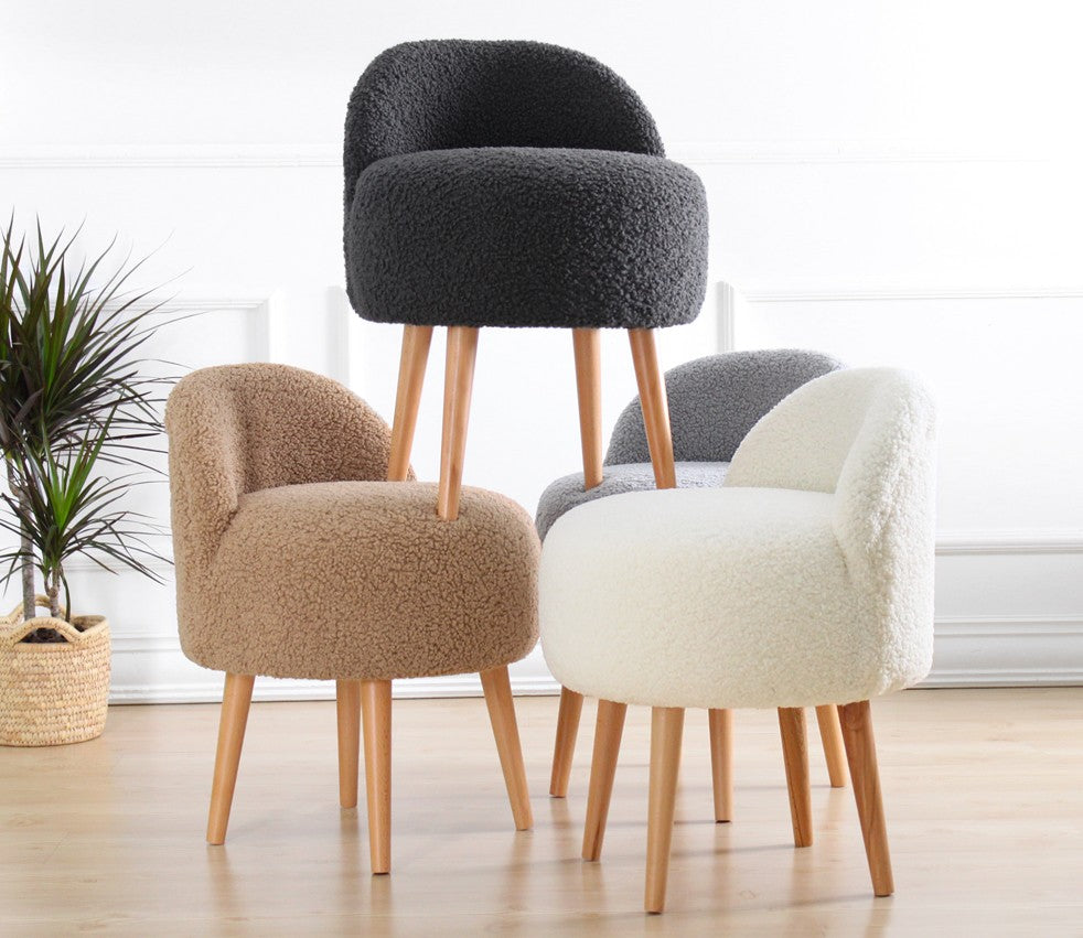 Rufmee  | Coffee Pouffe – Modern Upholstered Ottoman