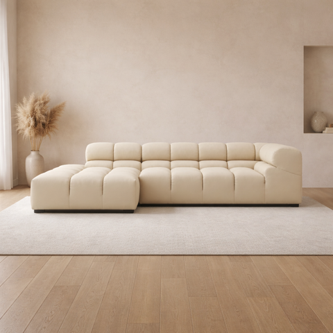 3-Seater Corner Modular Sofa with Corner Piece 286 x 150 cm - Tully