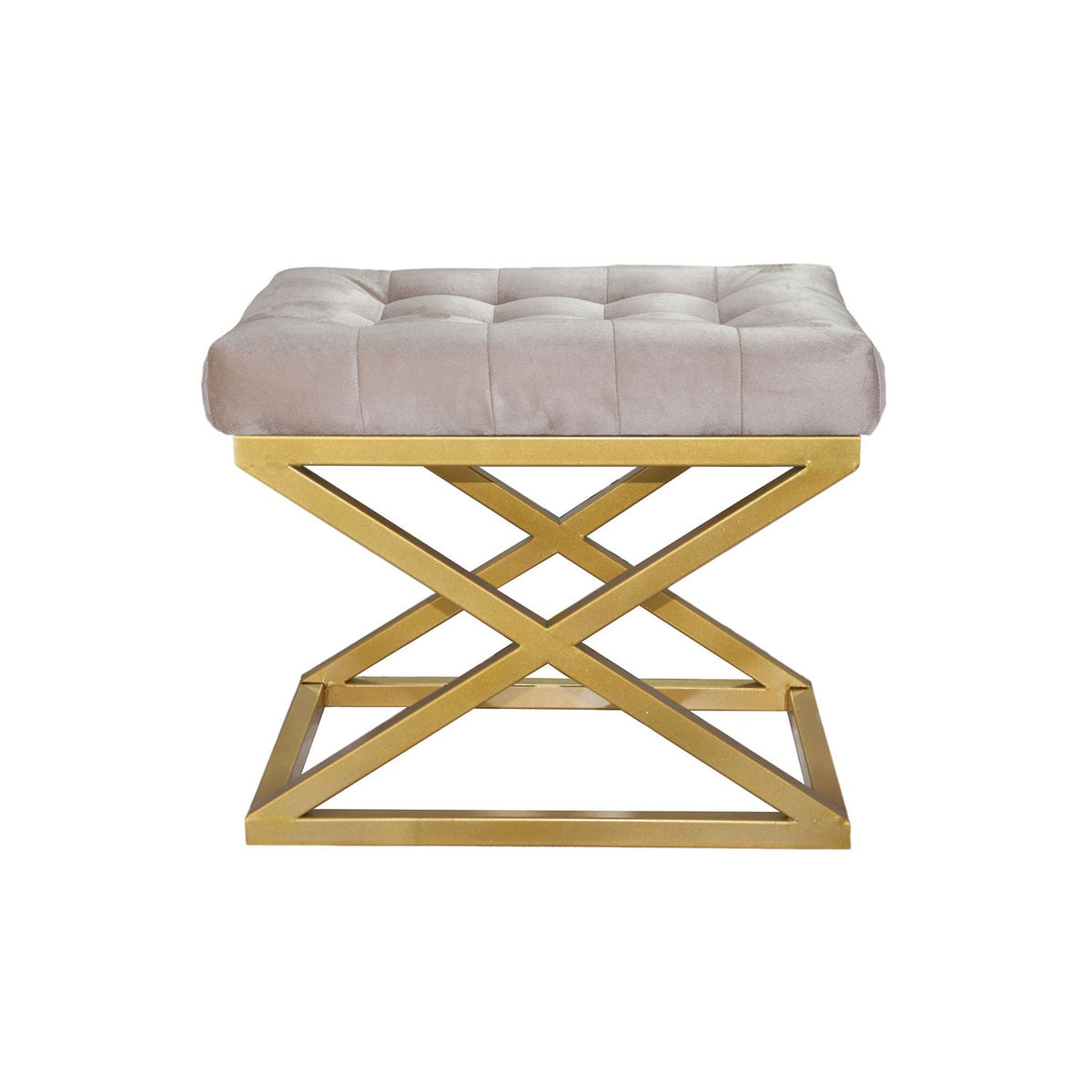 Capraz Gold
Cream Pouffe Modern Upholstered Ottoman
