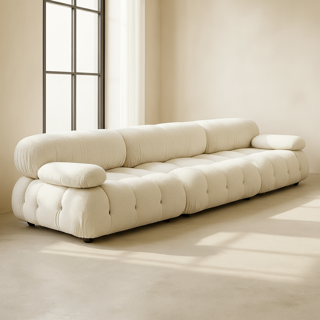 3-seater modular straight sofa - Camelia