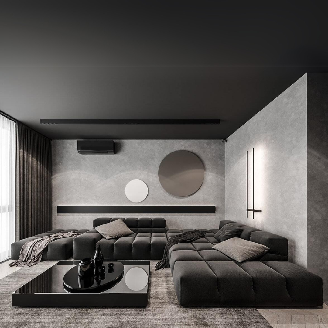 Left-Hand High Armrest Corner Module for Tully Modular Sofa
