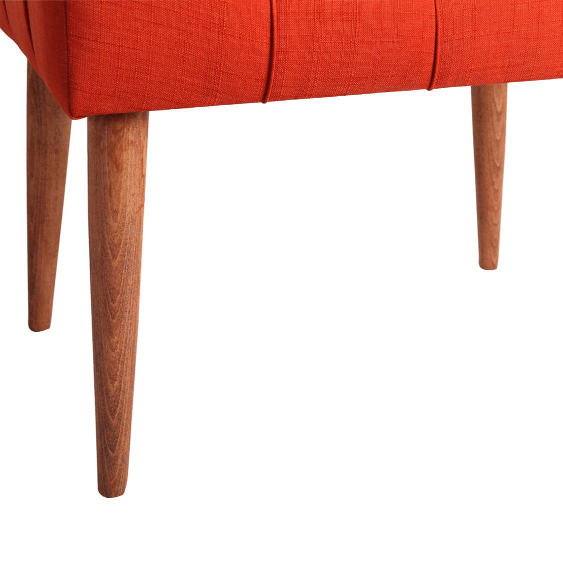 New Cool - Tile Red Pouffe – Modern Upholstered Ottoman