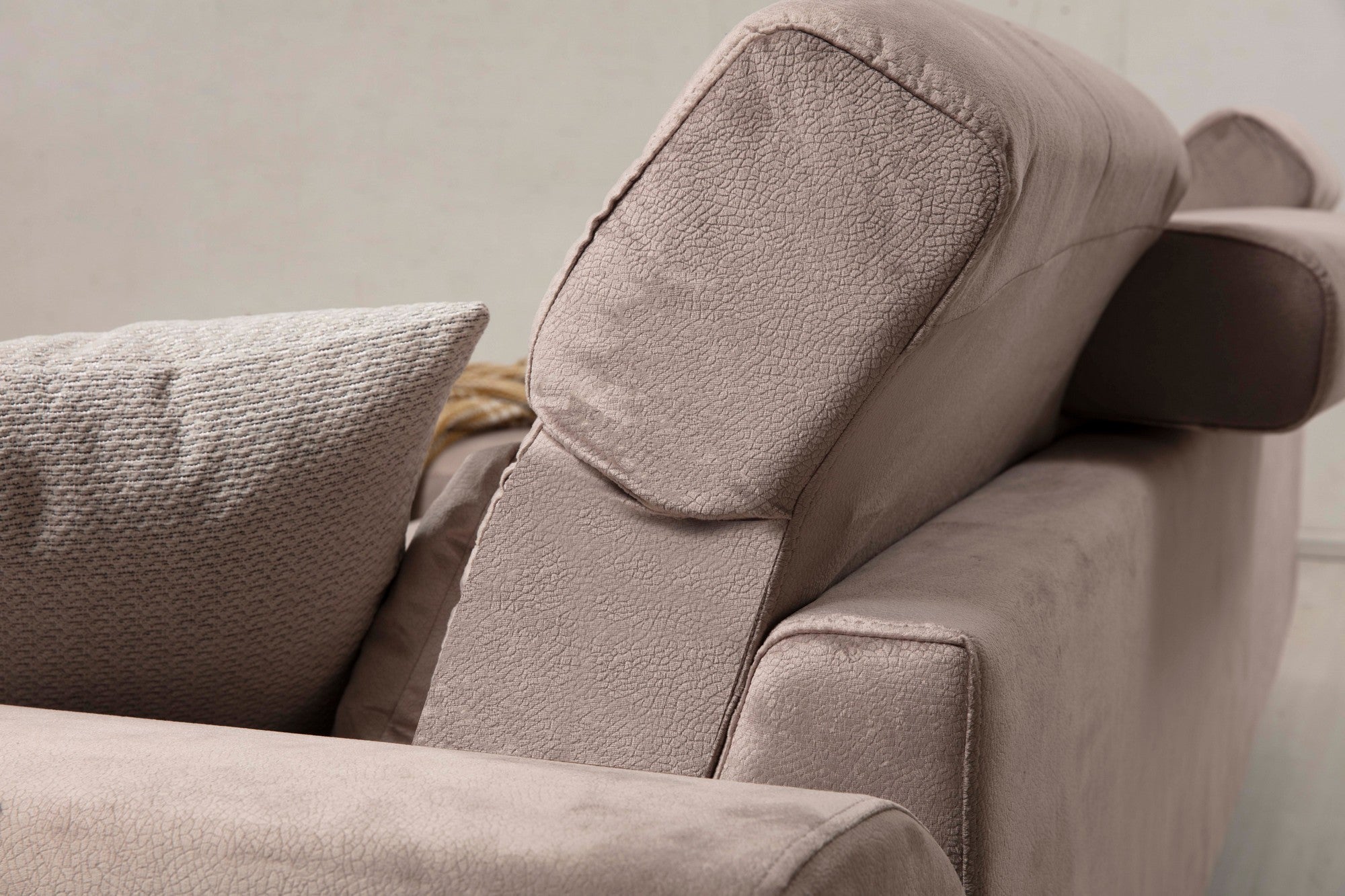 Frido – Beige L Shape Corner Sofa | Designer Sectional for Living Room
