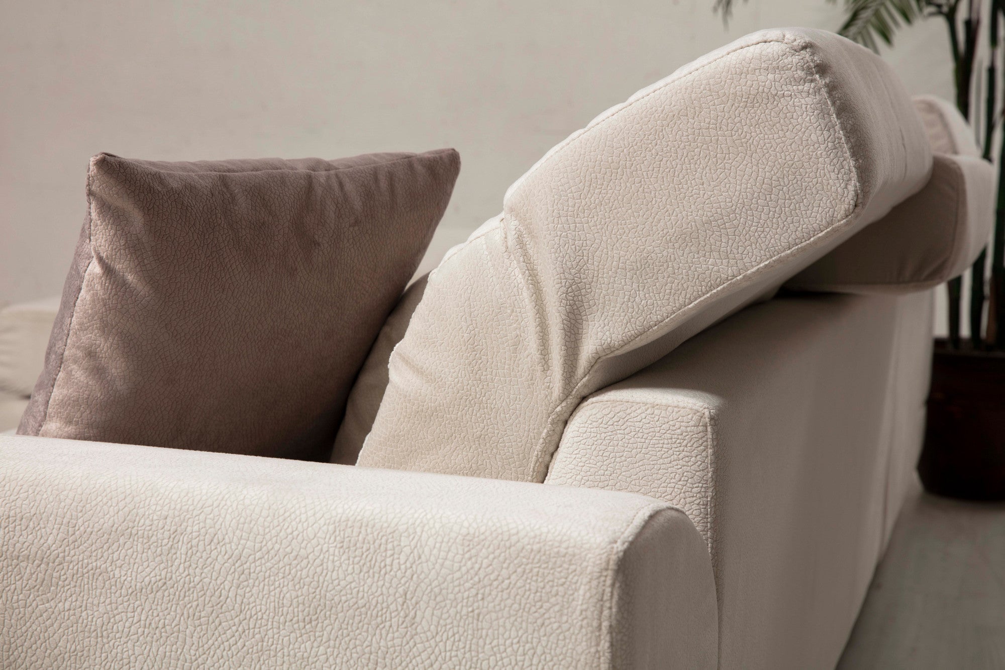 Frido – Ecru L Shape Corner Sofa | Designer Sectional for Living Room