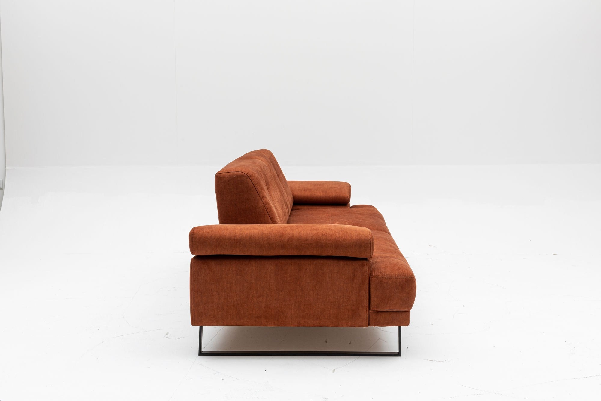 Mustang - Orange 3-Seater Sofa - Orange