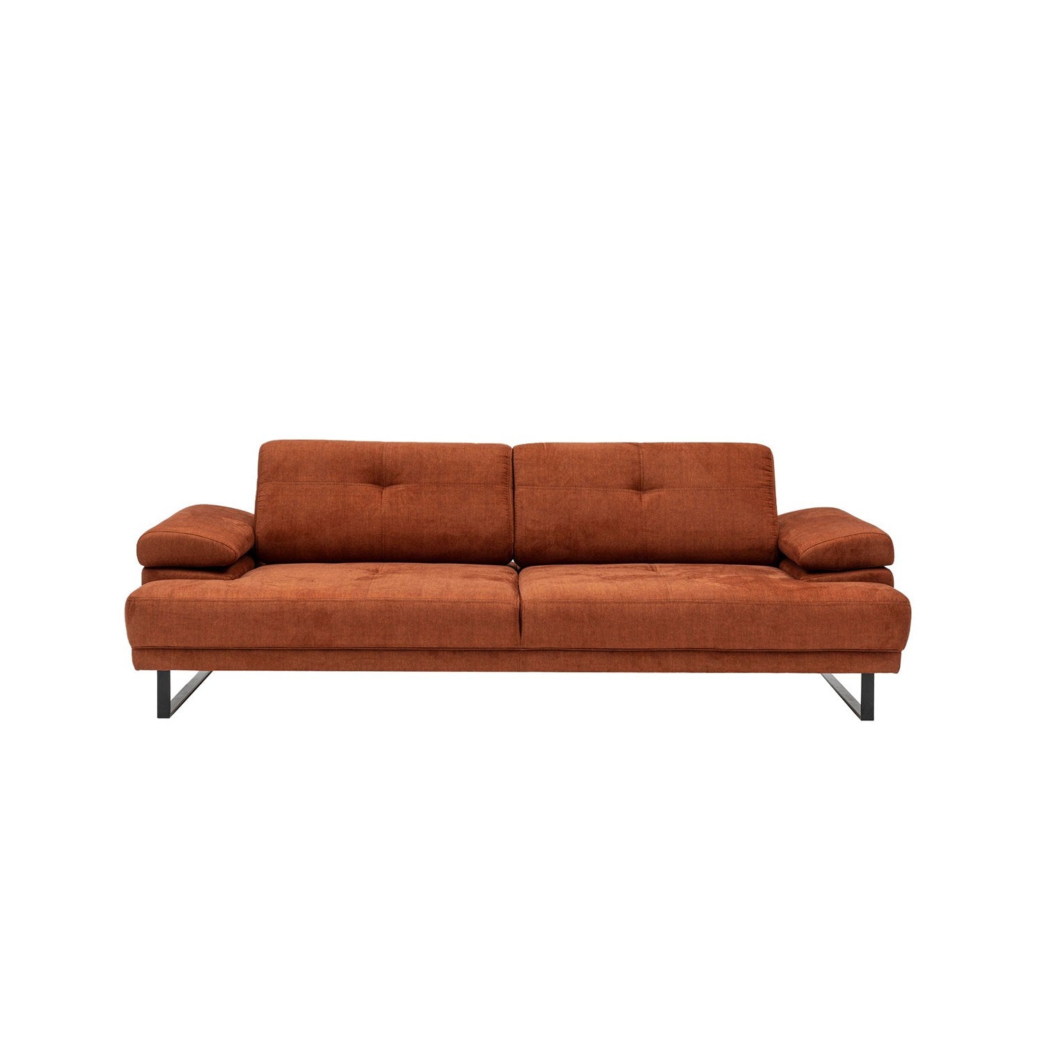 Mustang - Orange 3-Seater Sofa - Orange