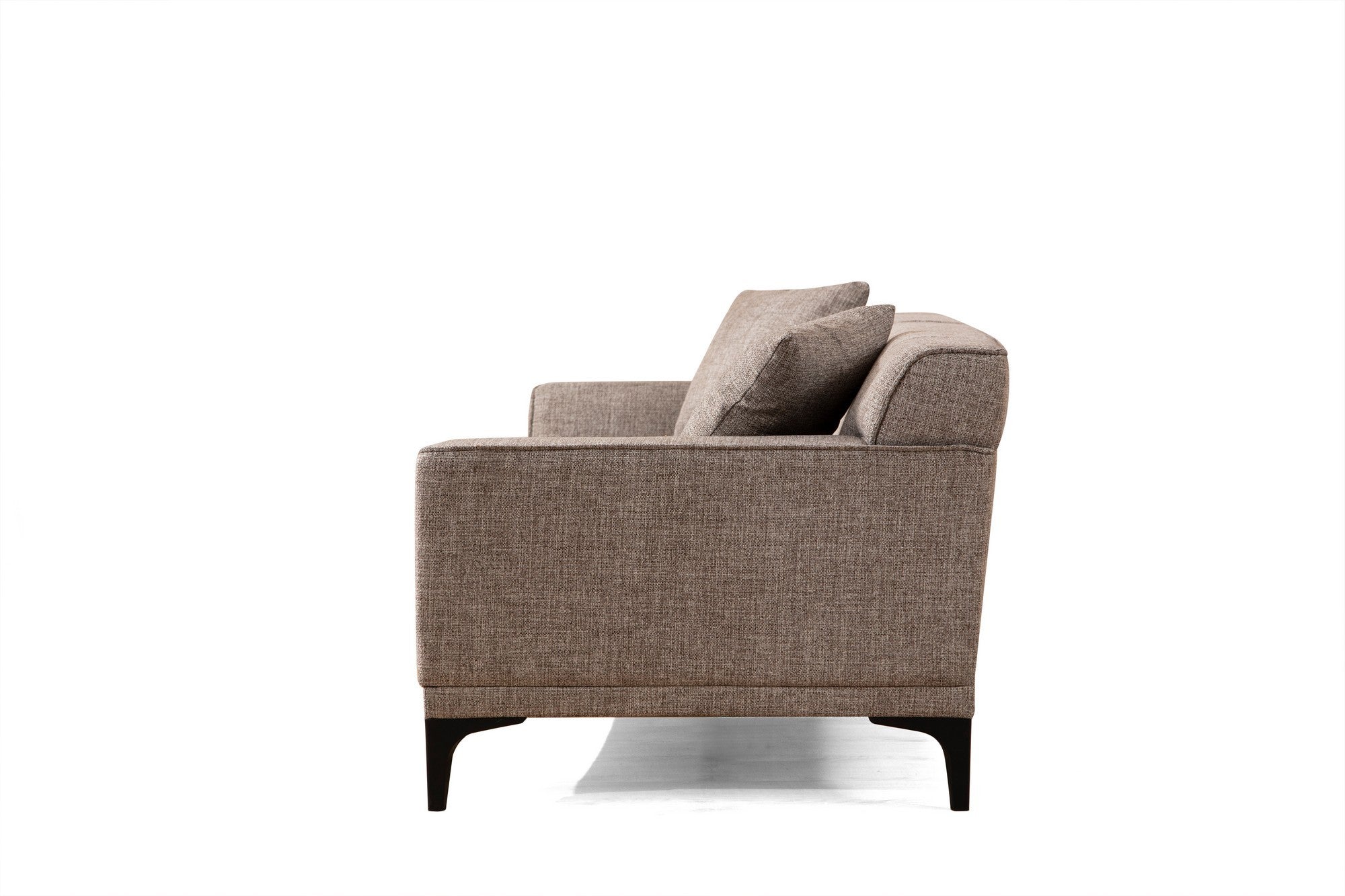 Petra 3 Seater Sofa - Fawn fabric| Comfortable Modern sofa