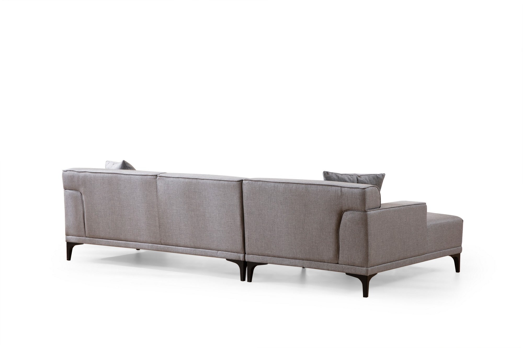 Petra – Light Grey L Shape Corner Sofa | Designer Sectional for Living Room