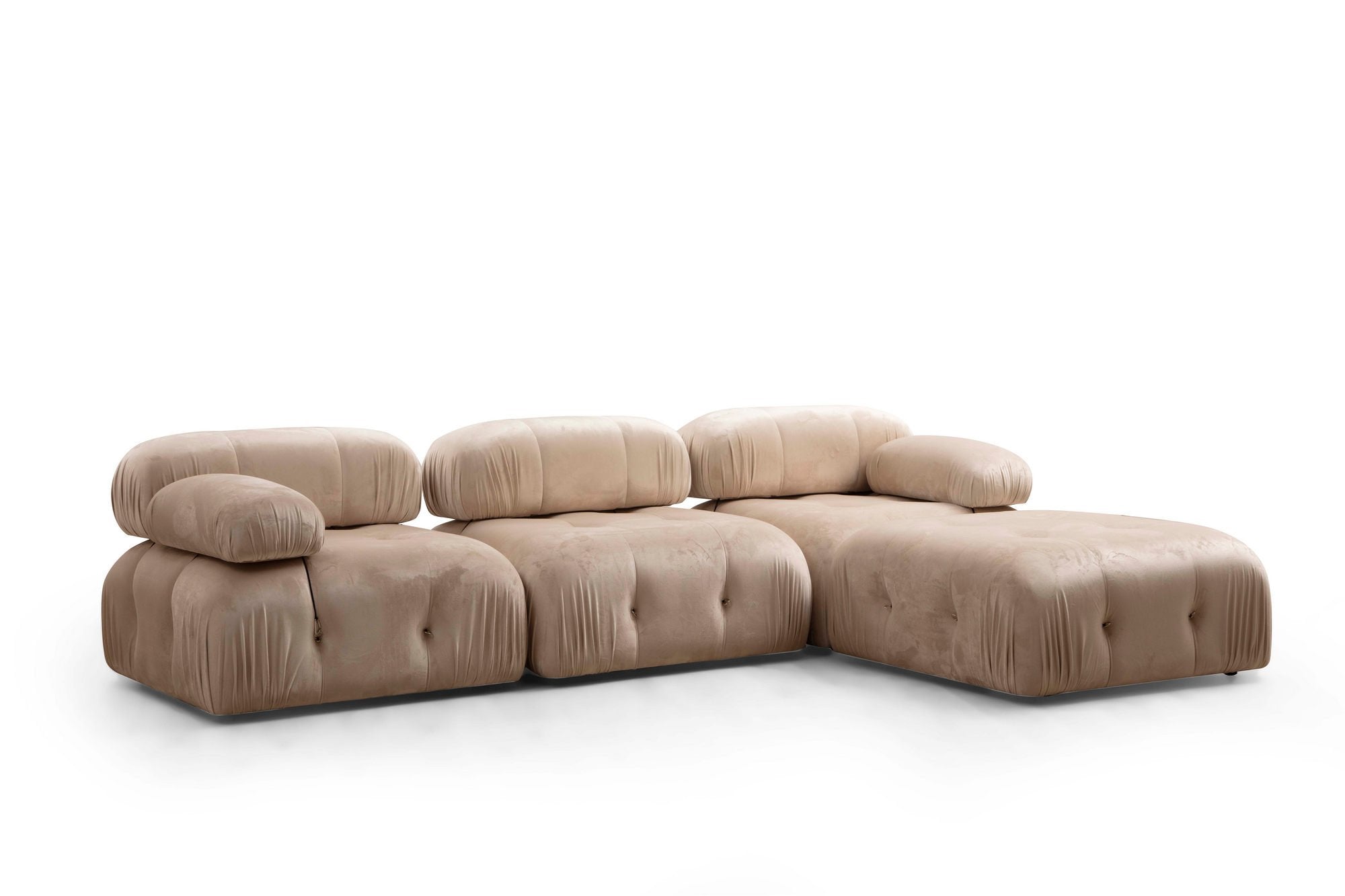 Bubble – Cream L Shape Corner Sofa | Designer Sectional for Living Room