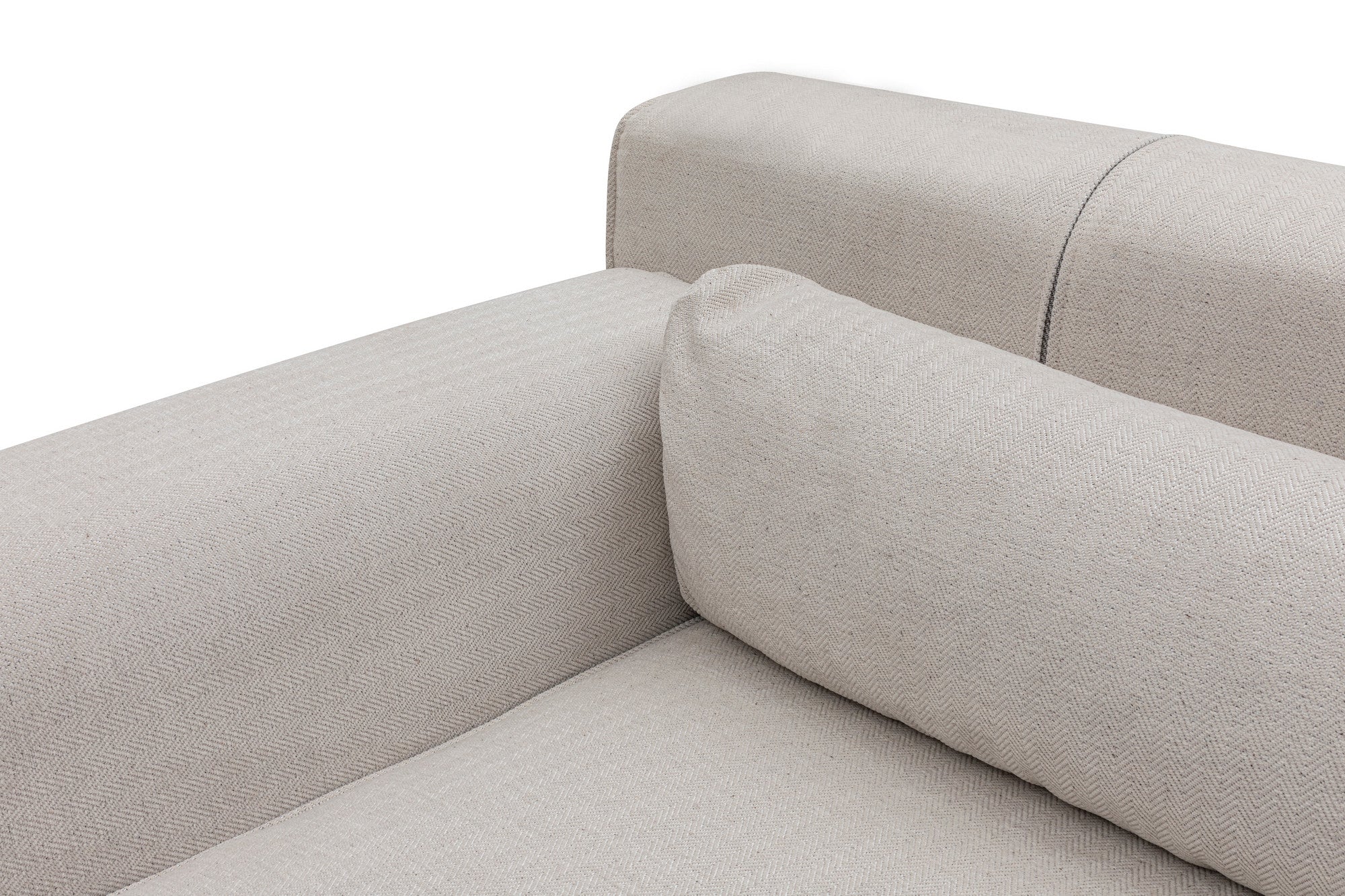 Jivago – Beige L Shape Corner Sofa | Designer Sectional for Living Room