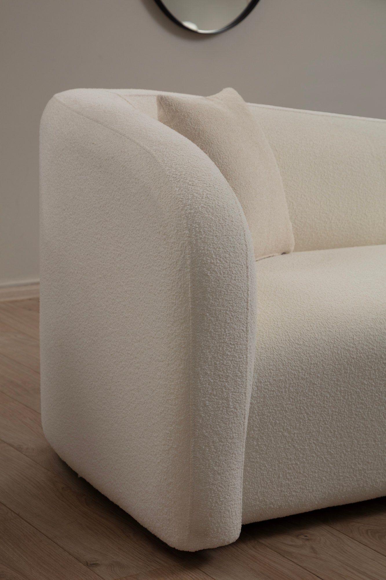 Asos Modern 3 Seater Sofa- cream fabric | Original Modern sofa