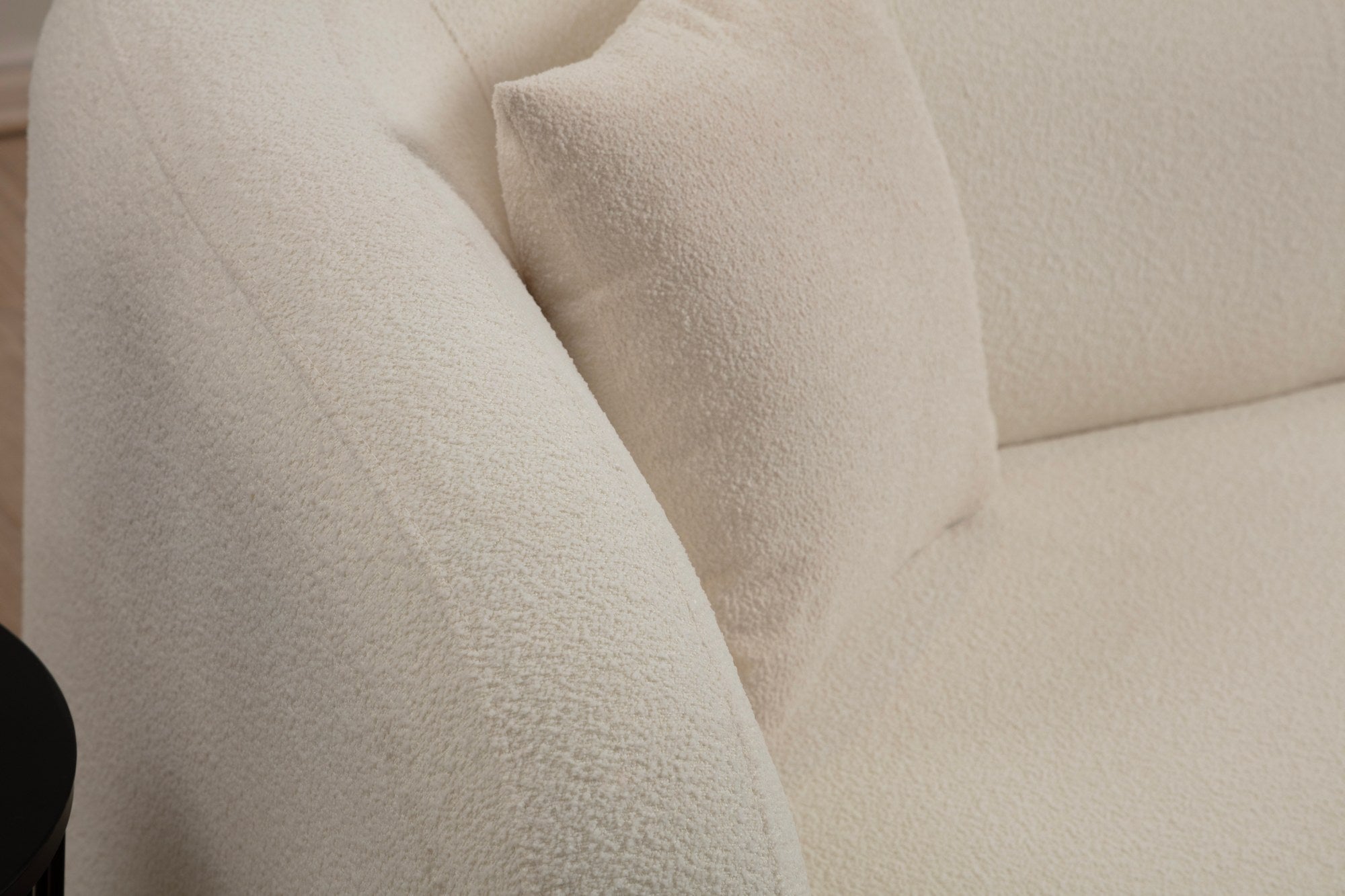 Asos Modern 3 Seater Sofa- cream fabric | Original Modern sofa