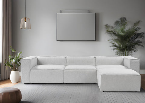 Fora – Grey L Shape Corner Sofa | Designer Sectional for Living Room