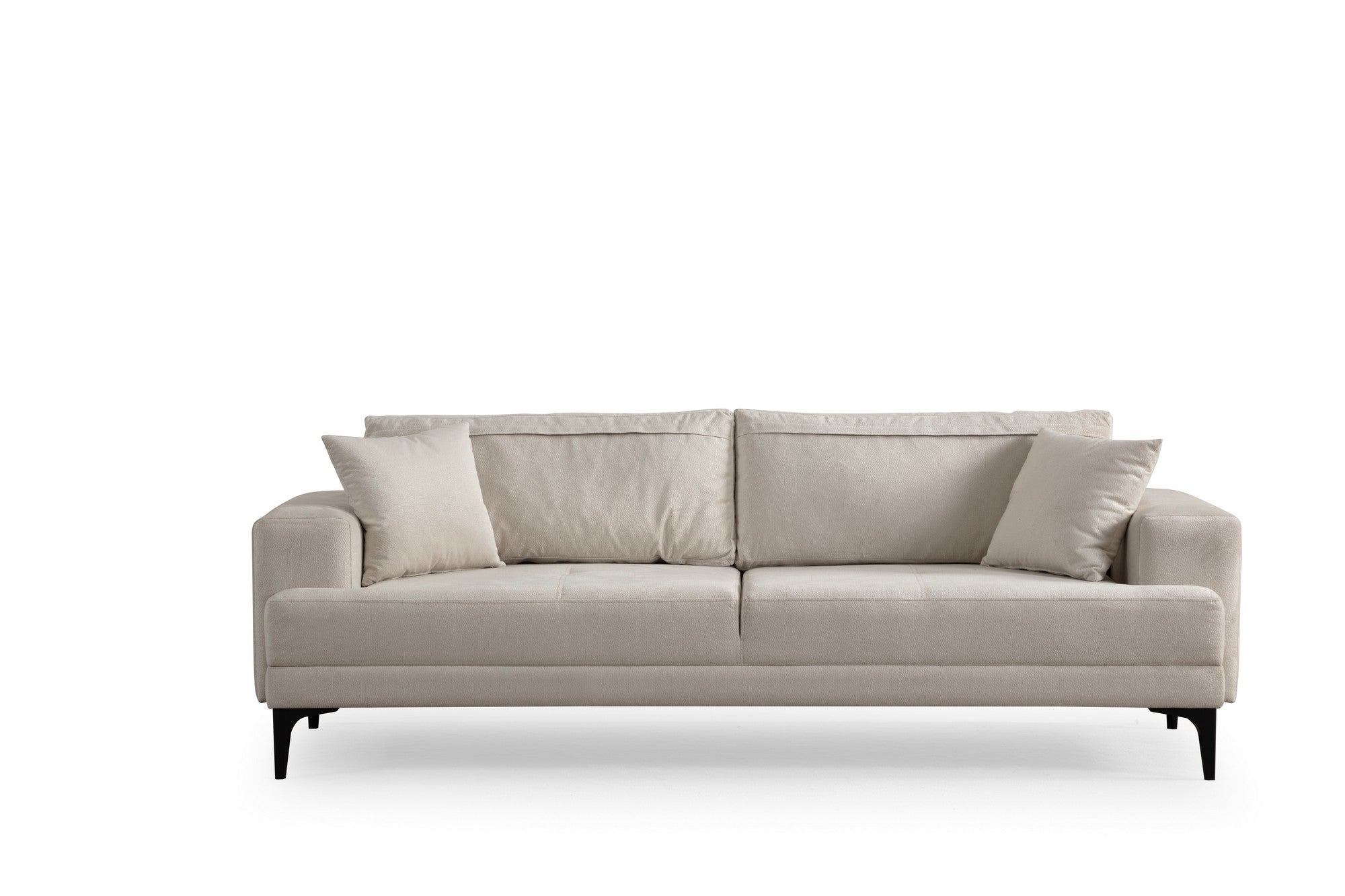 Astana  Ecru 3 Seater Sofa | Comfortable Modern Couch