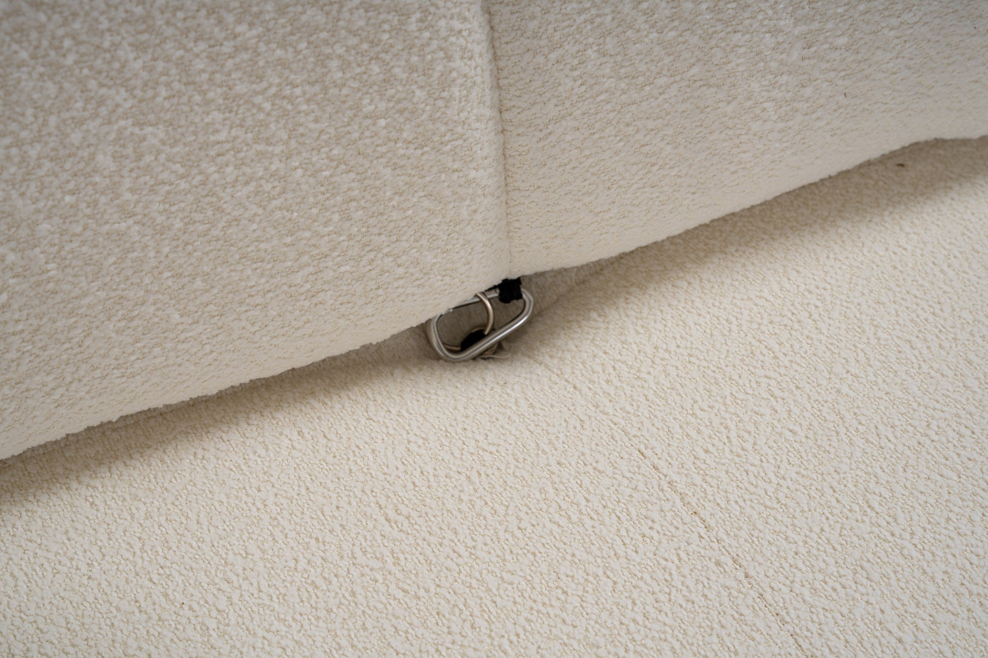 Bubble  3 Seater Sofa White curly wool| Modern Designer sofa