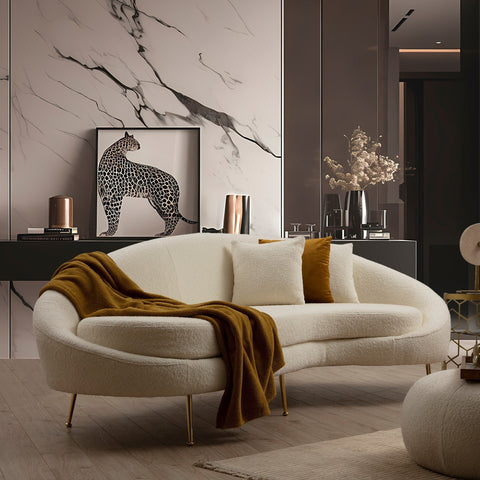 Eses  Curved 3 Seater Sofa | Elegant comfortable sofa