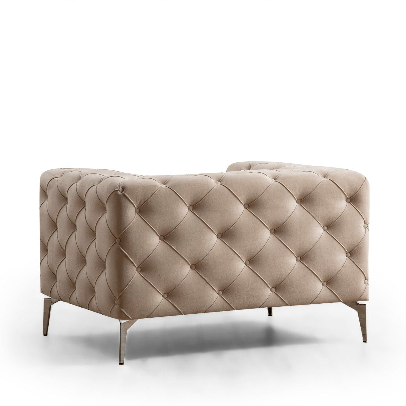 Como  | Ecru Wing Chair – Designer Lounge Armchair
