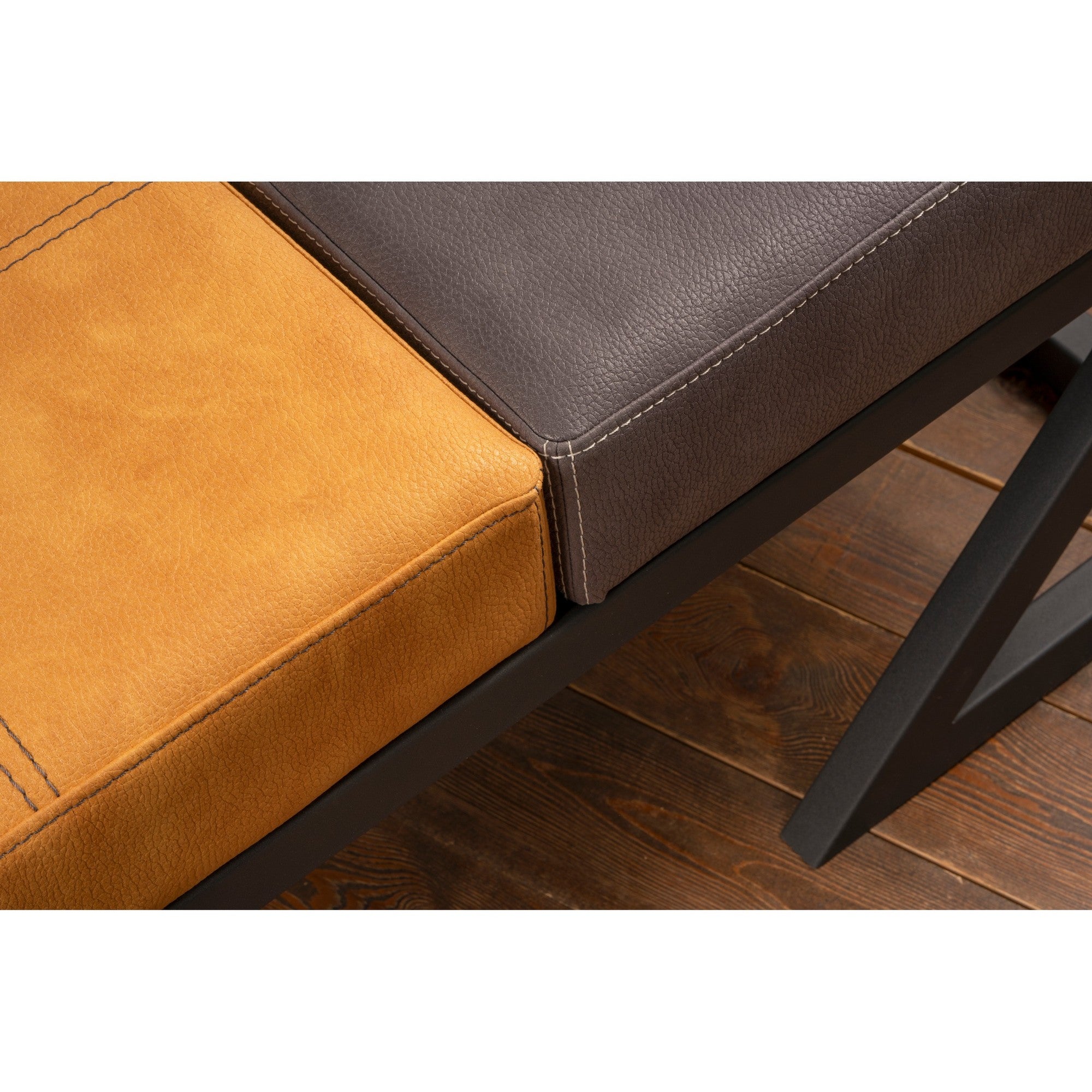 Brda - | Mustard
Anthracite Pouffe – Modern Upholstered Ottoman