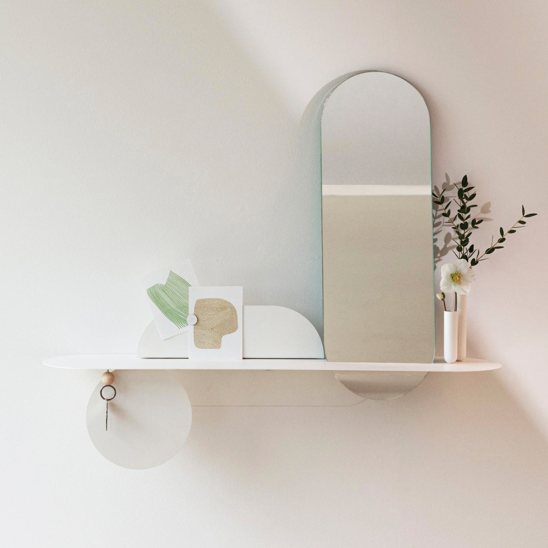 White with mirror SIMPLY -Mlle JO