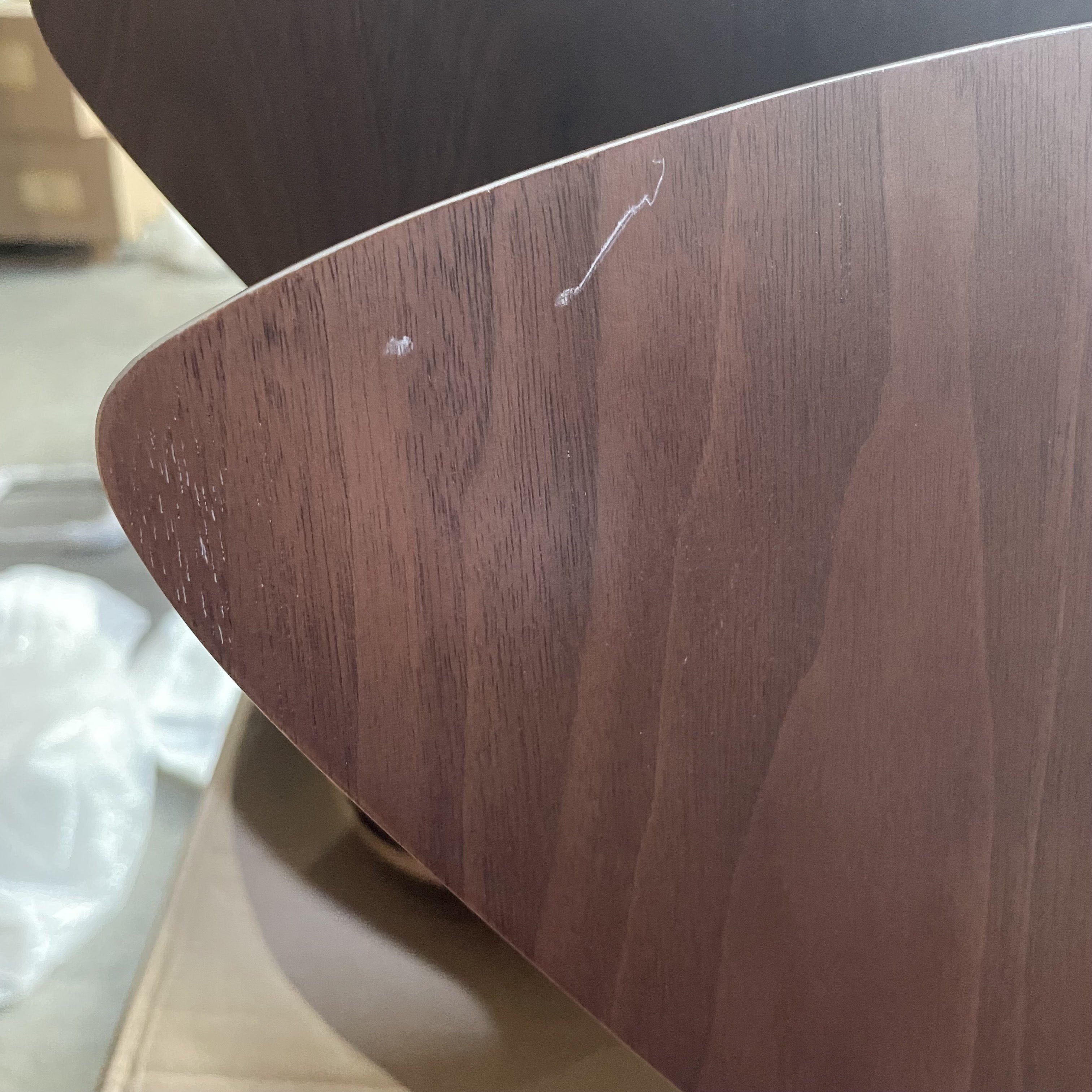 Chesnut Bar Stool in wood - Outlet 