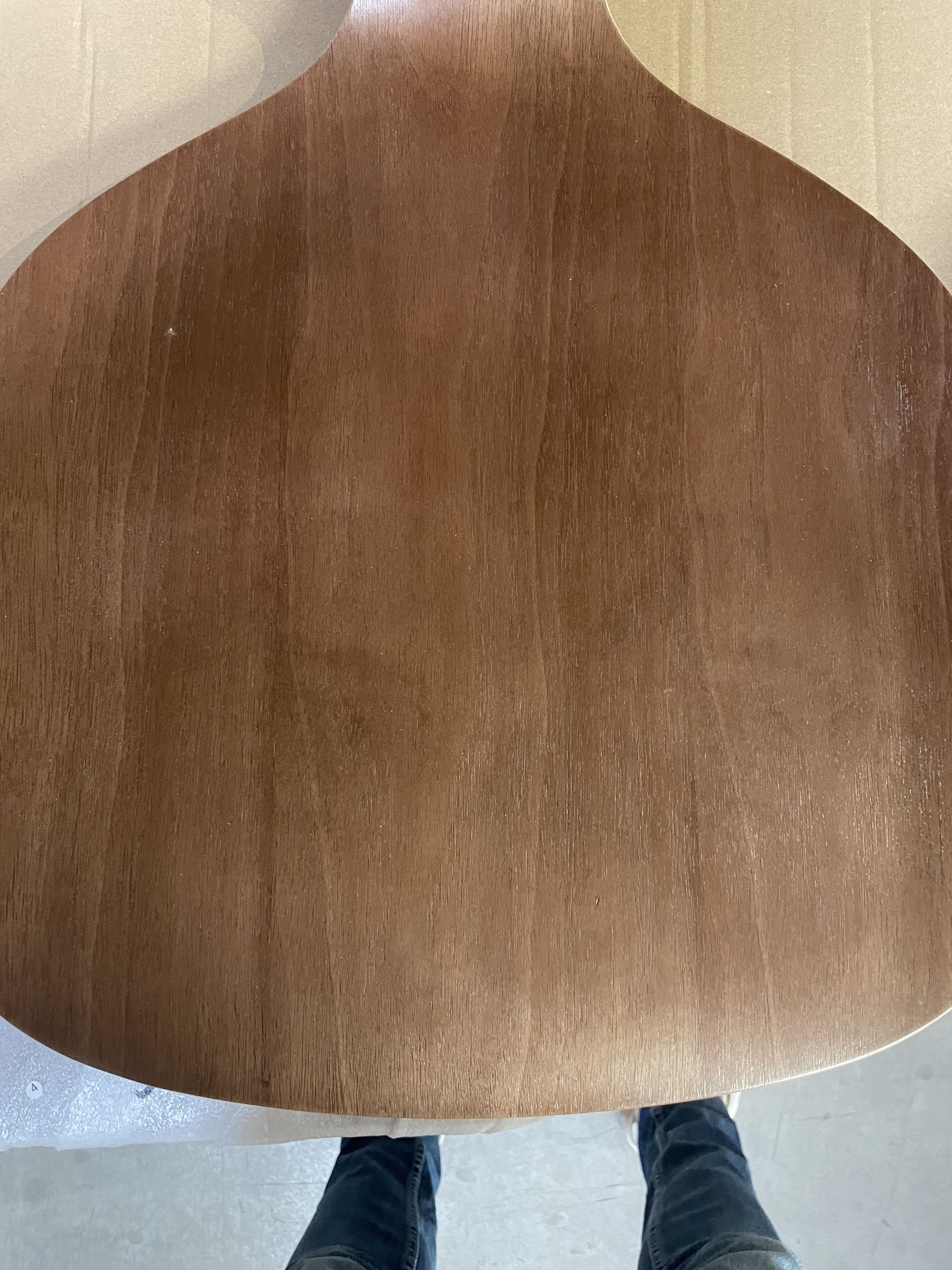 Chesnut Bar Stool in wood - Outlet 