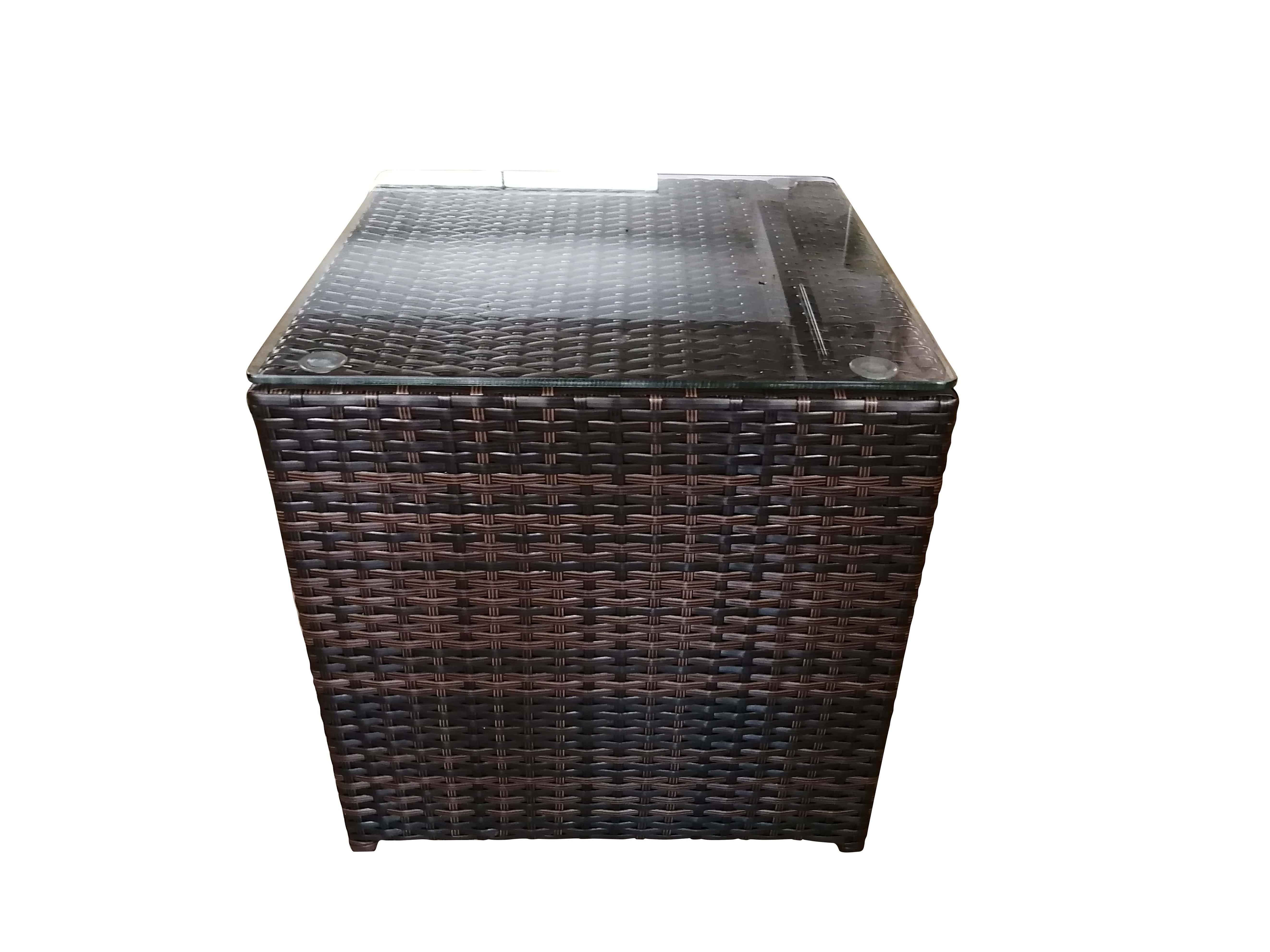 Garden furniture set in rattan BIARITZ