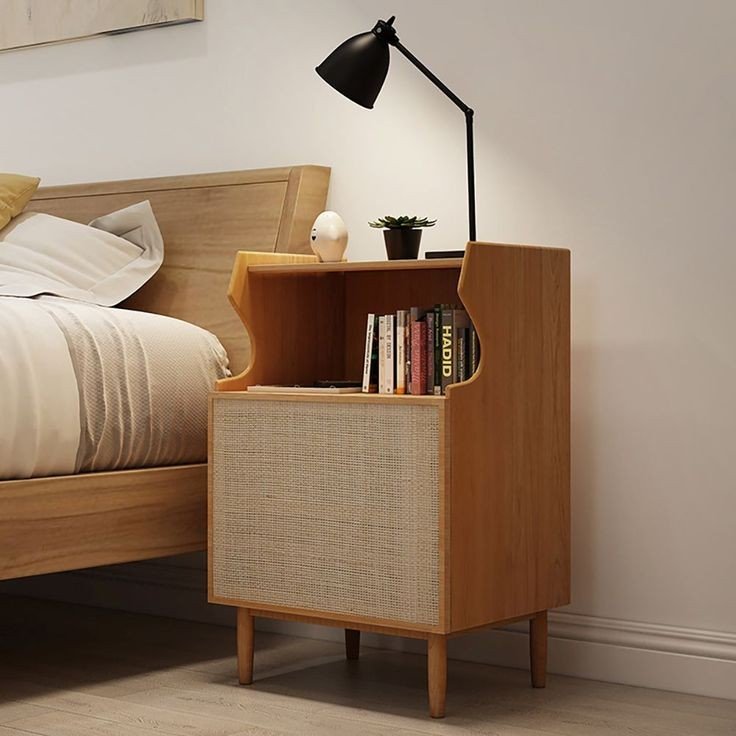 Table de chevet  cannage Harris
