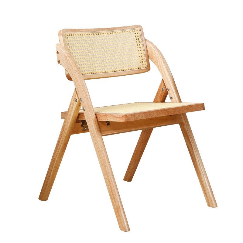 Chaise vintage bois et cannage Truffle