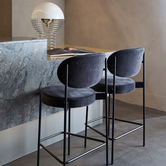 Chaise de bar moderne Pandora