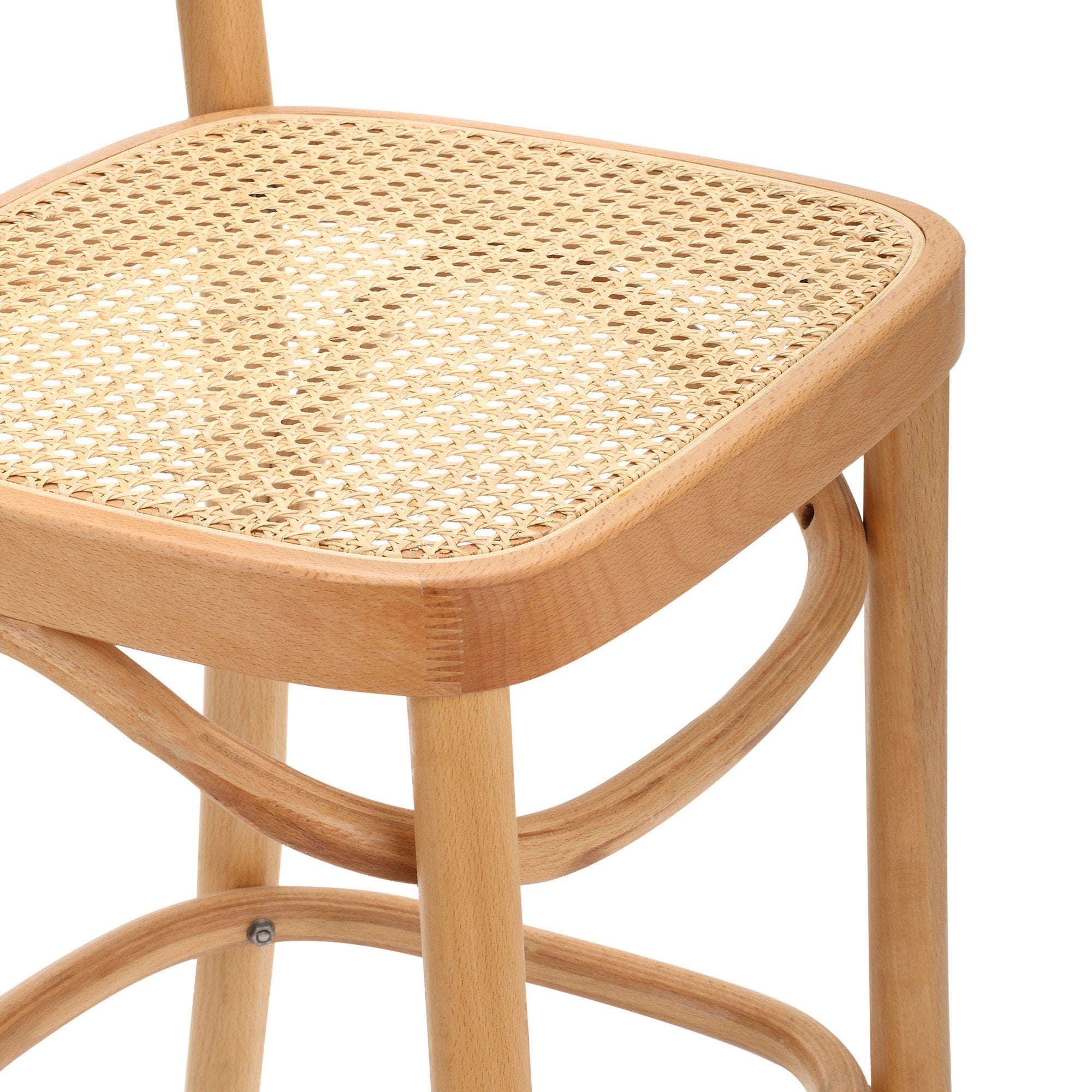 Chaise de bar vintage cannage  Lidia