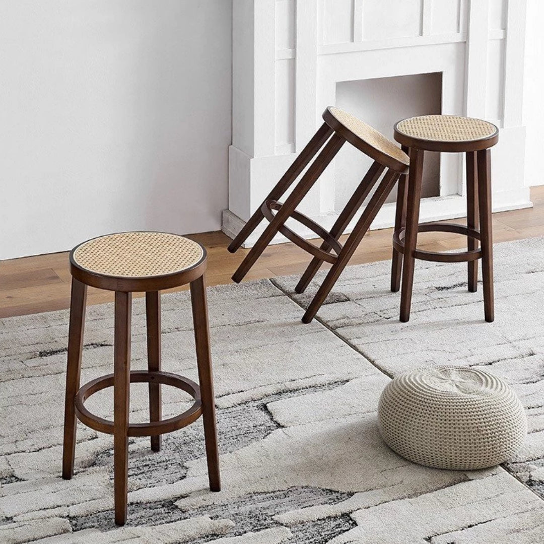 Tabouret de bar cannage Charma
