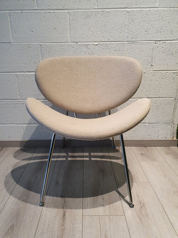 Orange Slice chair beige curly wool - Outlet