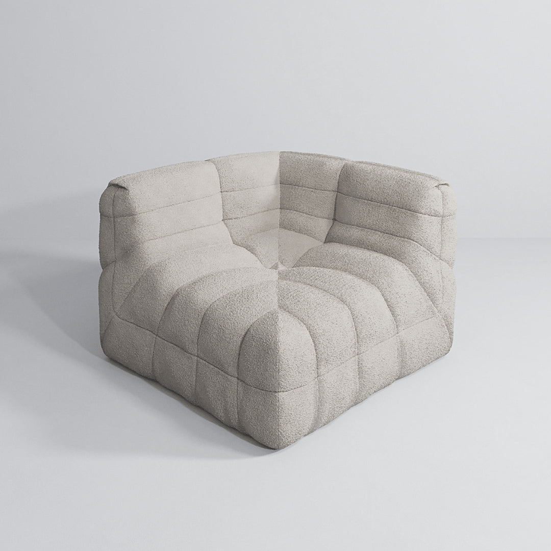 Nuvolo 4-seater straight sofa