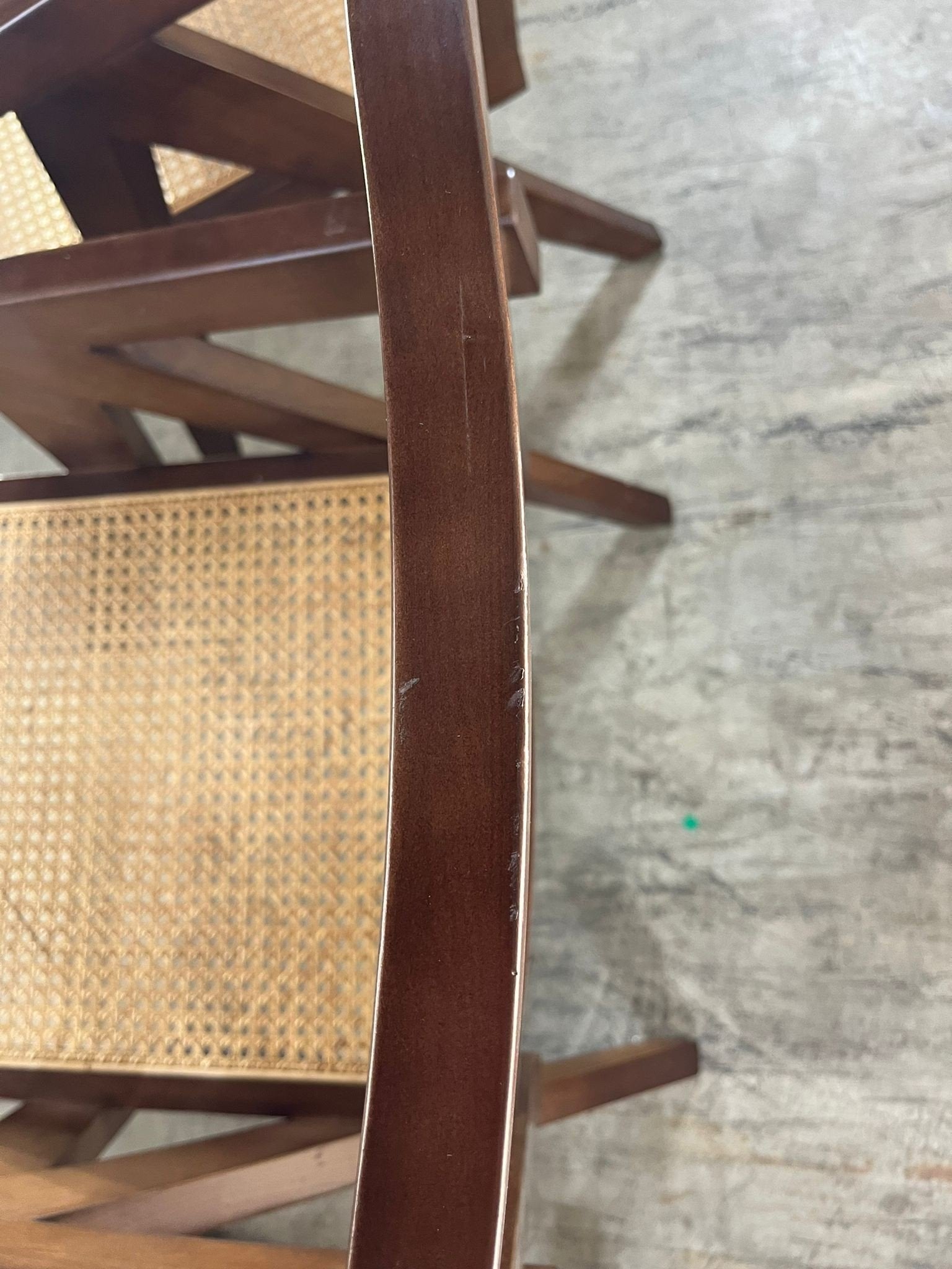 Pack of 3 Jeanne chairs with armrests-OUTLET
