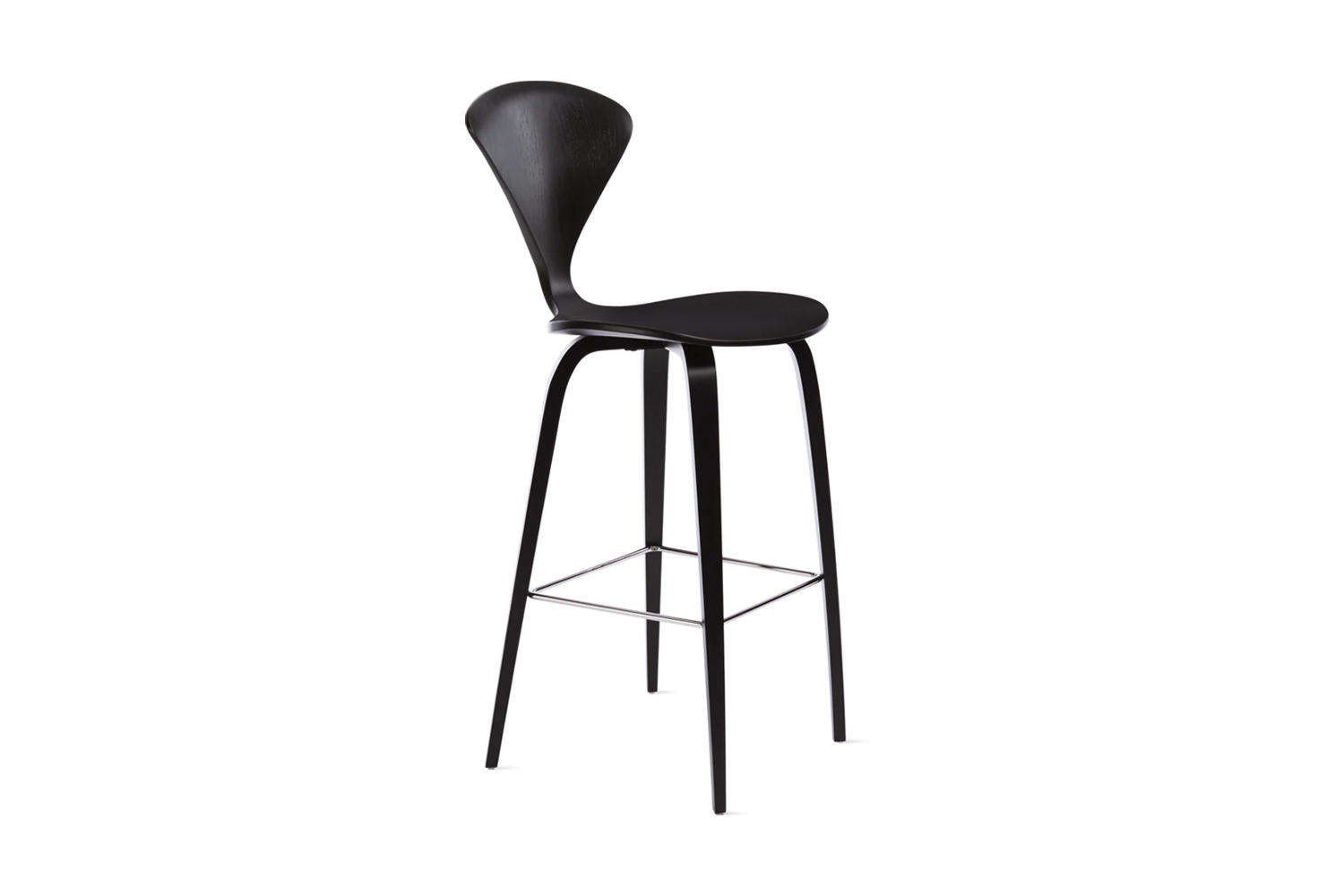  Chesnut zwarte Houten barkruk - OUTLET
