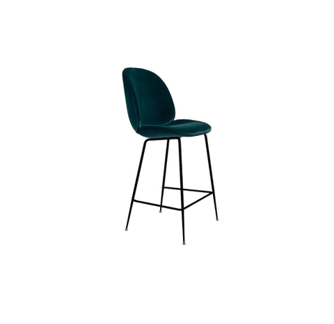 Set of 2 Bella Velvet bar stool - OUTLET