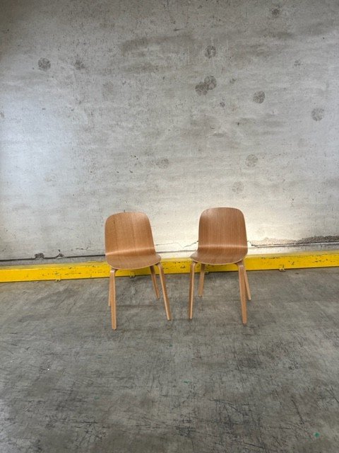 Fauteuil Fiber Muuto avec roulettes