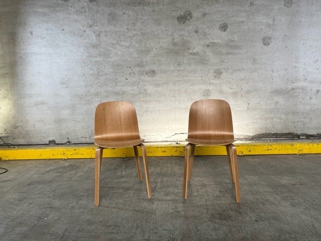 Fauteuil Fiber Muuto avec roulettes