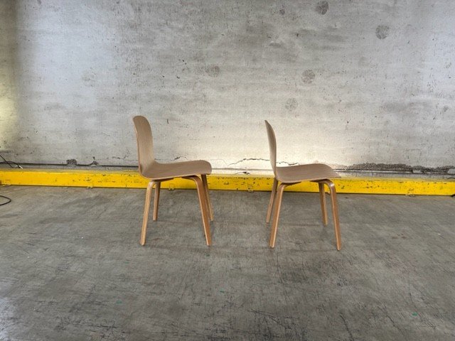Fauteuil Fiber Muuto avec roulettes