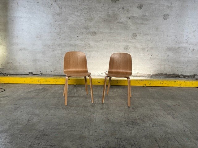 Fauteuil Fiber Muuto avec roulettes